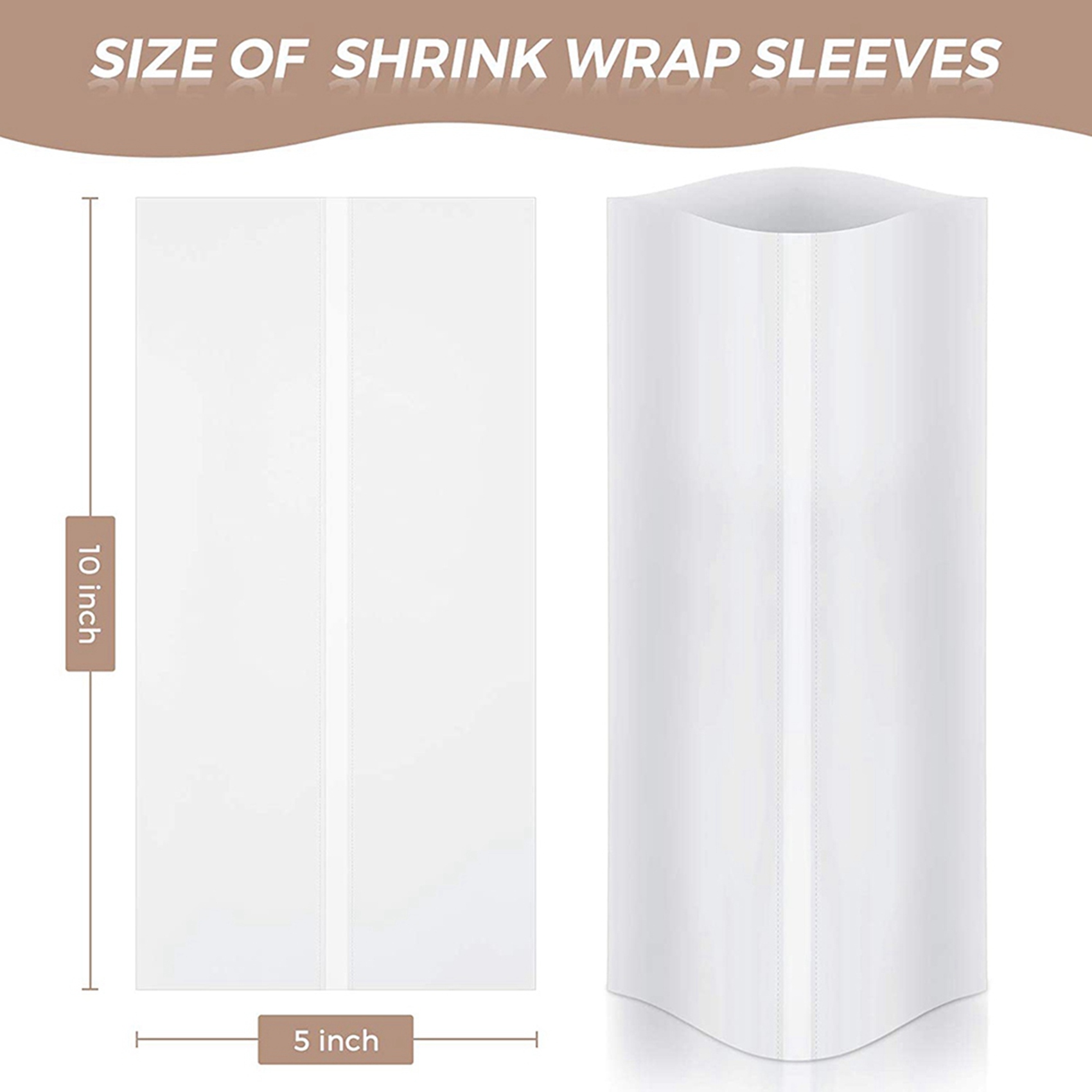 Sublimation Mug White - A74E-140Pcs 승화 수축 필름 5X10 인치