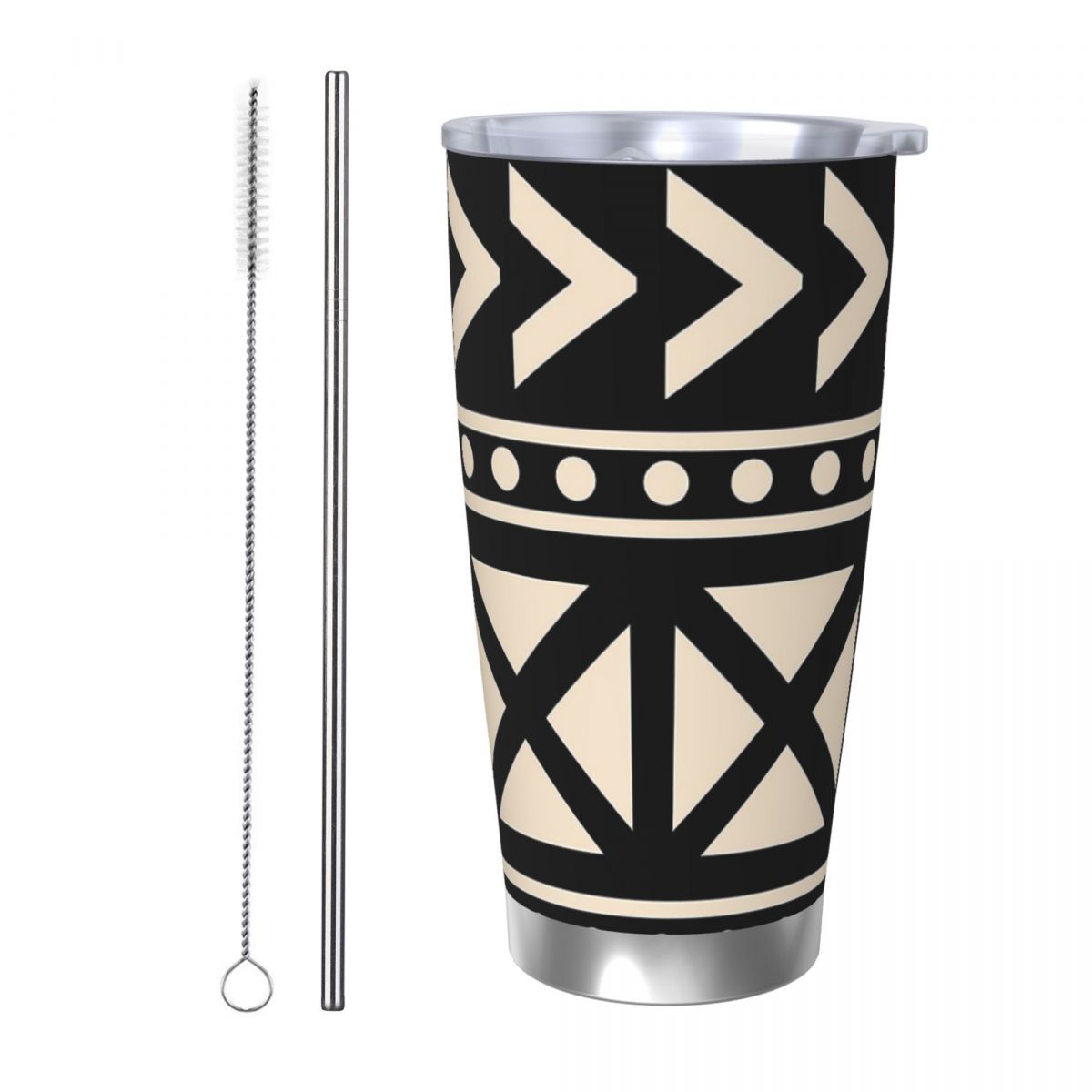 아프리칸 머드 클로스 블랙 앤 화이트 트렌딩 스테인리스 - Tumbler 20Oz White 리뷰 및 가격