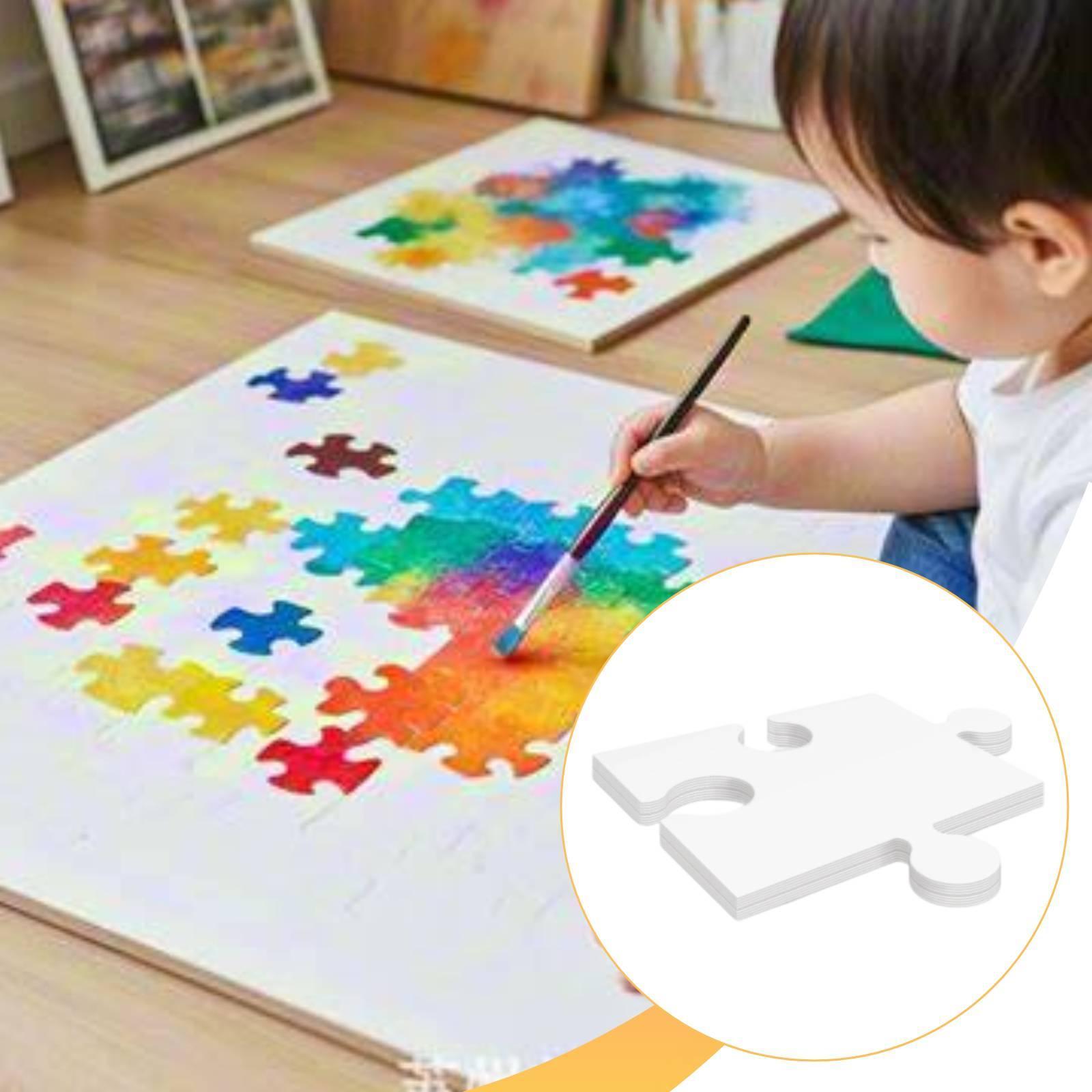 24x 흰색 판지 빈 직소 퍼즐 30.5cmx28cm  - Puzzle Blank White 리뷰 및 가격